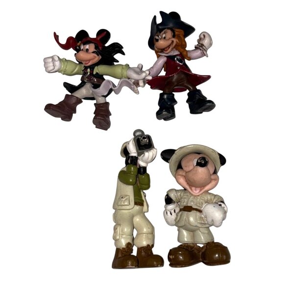 Disney Parks Walt Disney World 3 in Action Figure Toys-Jungle And Pirate-Fair - Picture 1 of 5
